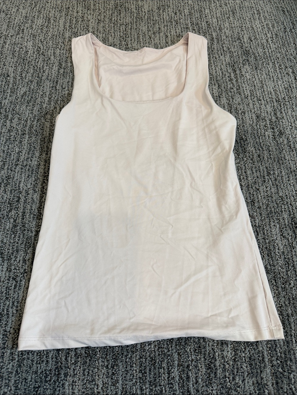 Women’s Scoop Neck Tank Top - Light Blush